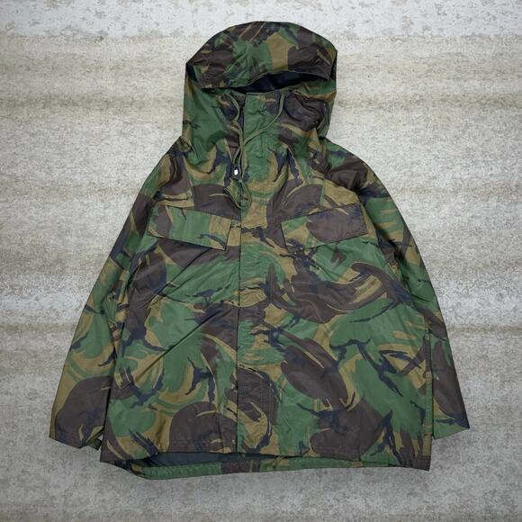 military Other - Vintage 90s Military Camo Jacket Mens XL Woodland Water Proof Hooded Full Zip